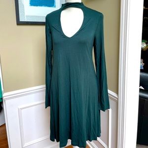 Express emerald green tunic, size M